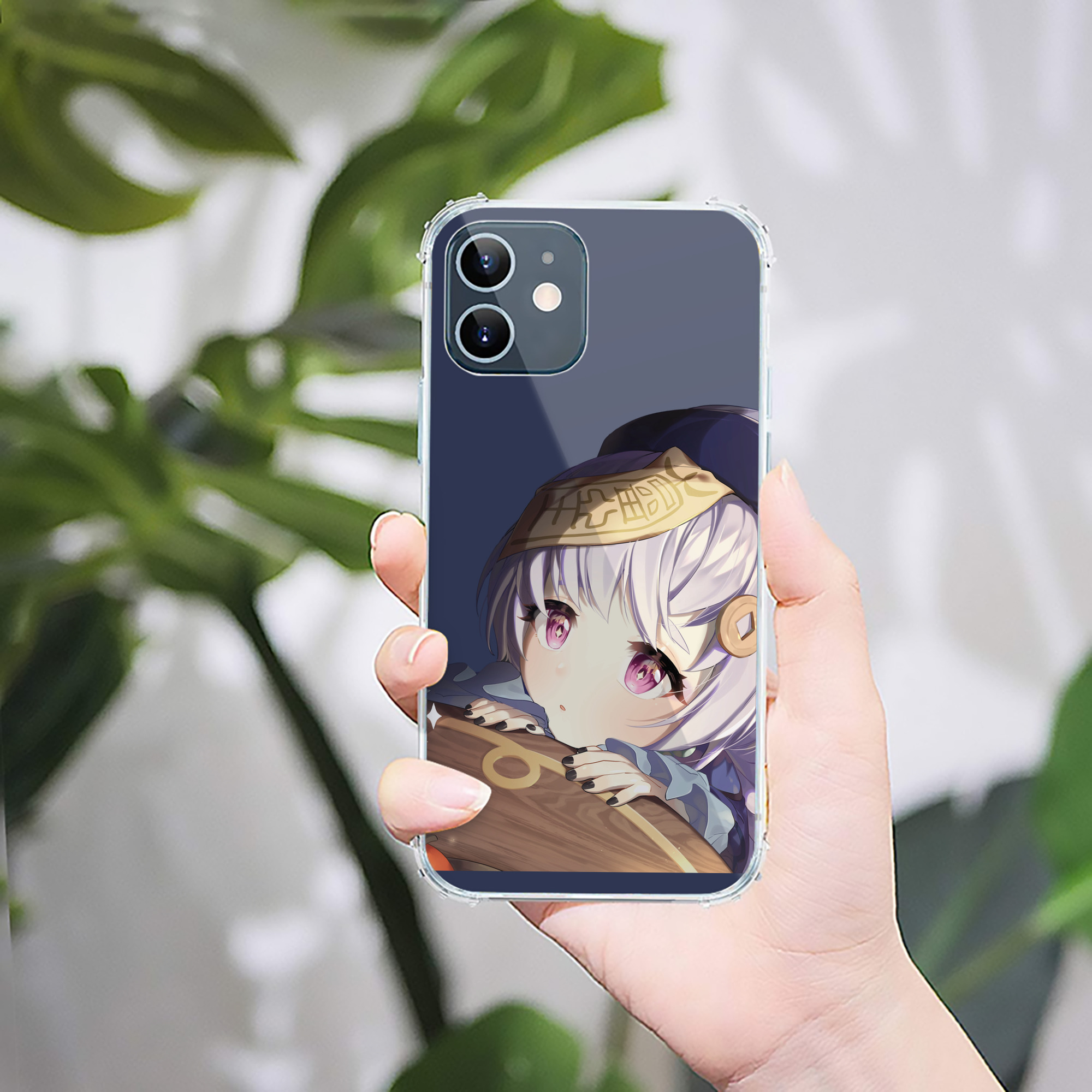 げんし神 七七 なな  genshin Nana 【iPhone 12シリーズ対応】透明スマホケース（クリアソフトケース）